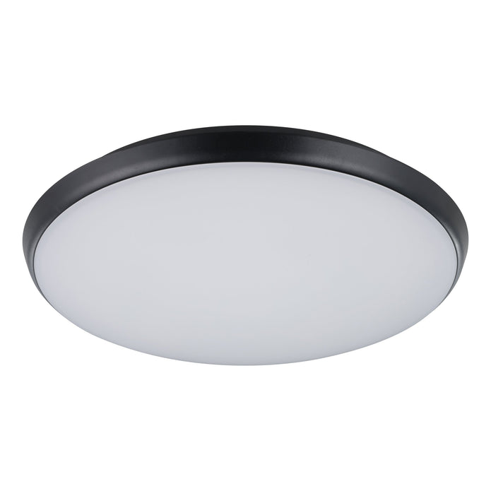 OLLIE 2 OYSTER 18W/25W LED TRI-COL BLACK 300MM 
