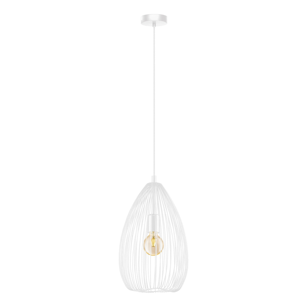 CLEVEDON PENDANT LIGHT 1X60W E27 WHITE 