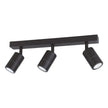 FREMANTLE EXTERIOR WALL LIGHT 3X5W LED TRI-COL BLACK BAR 