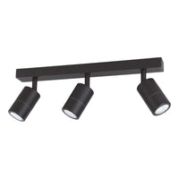 Thumbnail for FREMANTLE EXTERIOR WALL LIGHT 3X5W LED TRI-COL BLACK BAR 
