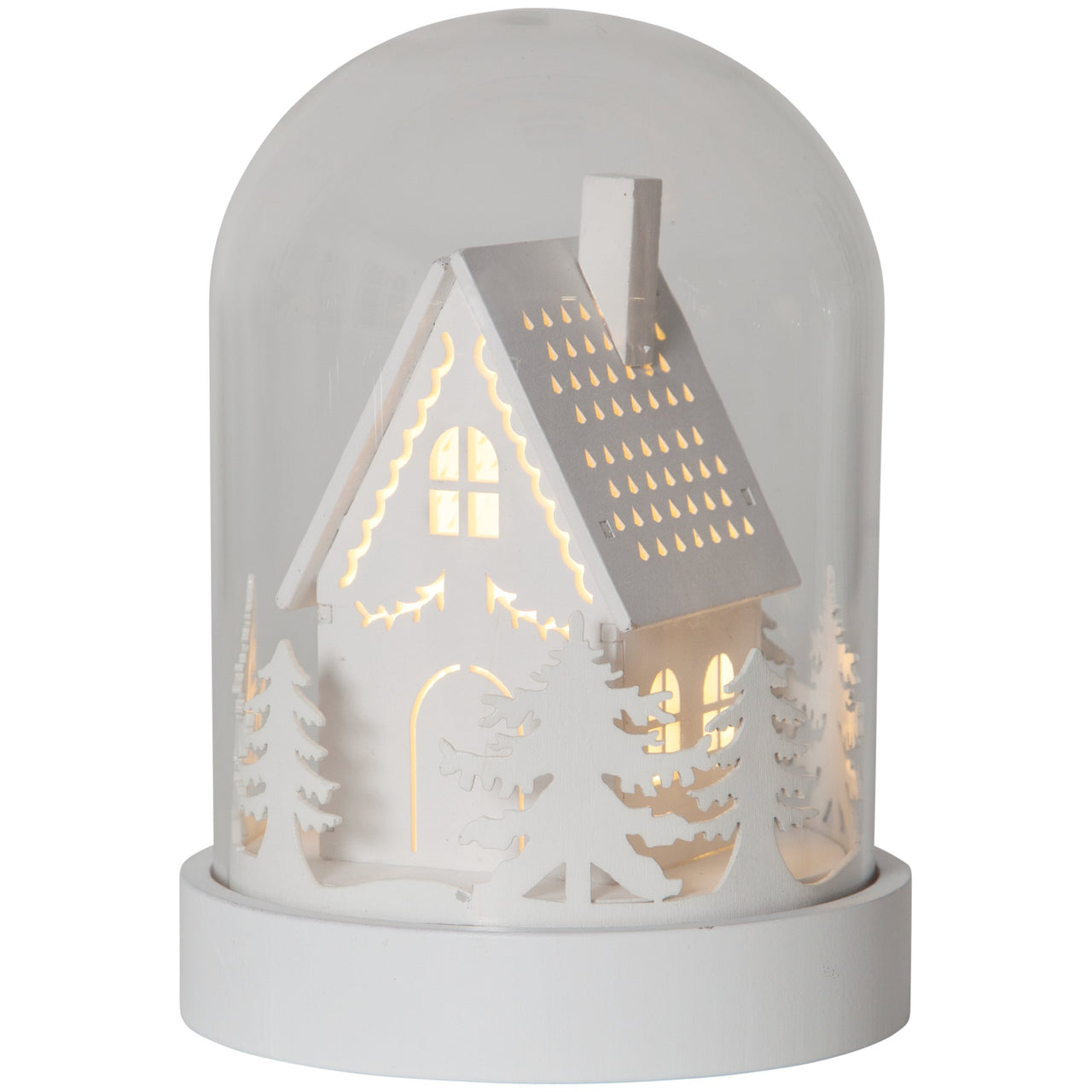 XMAS KUPOL HOUSE DOME DEC WHITE