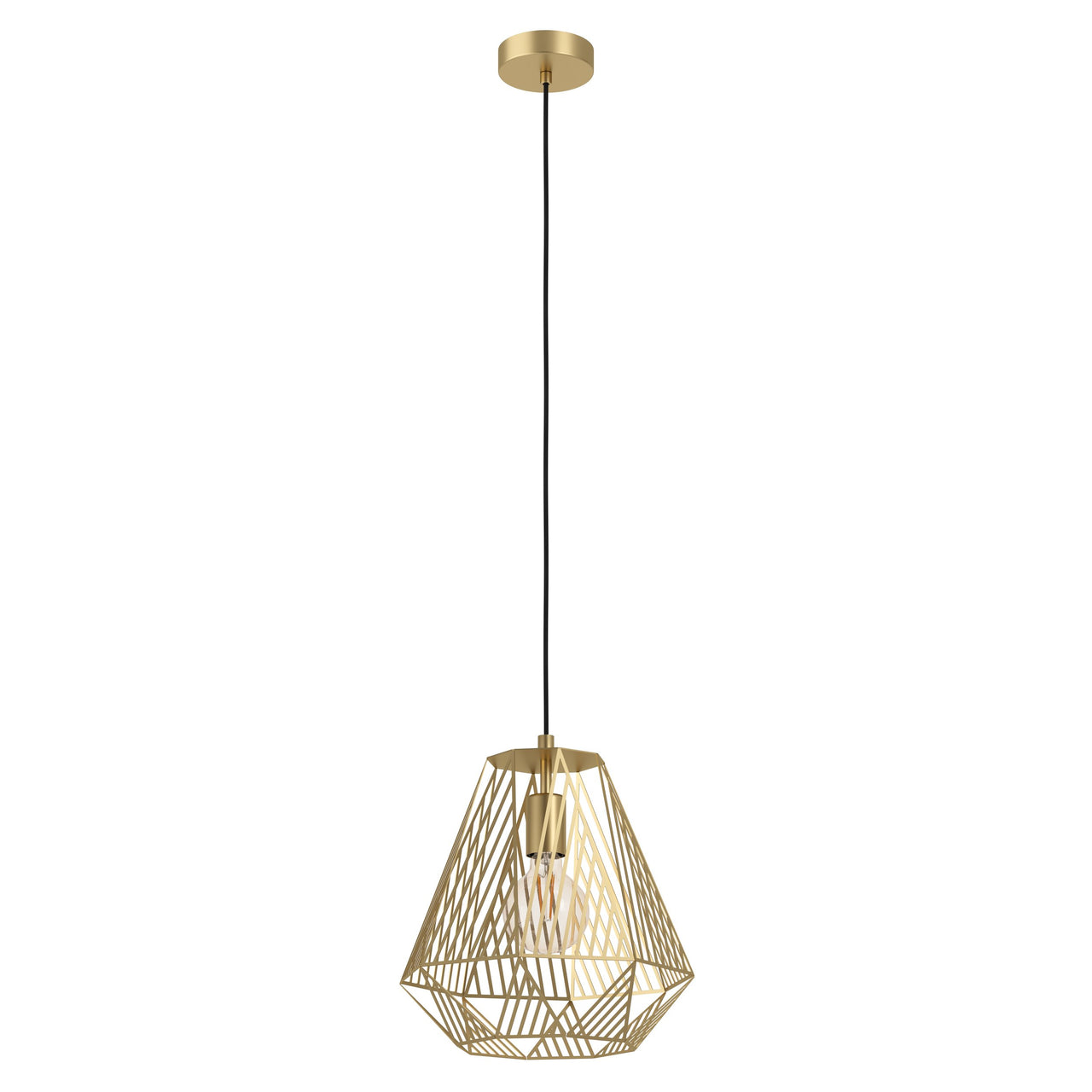 STYPE PENDANT LIGHT 1X40W E27 GOLD 