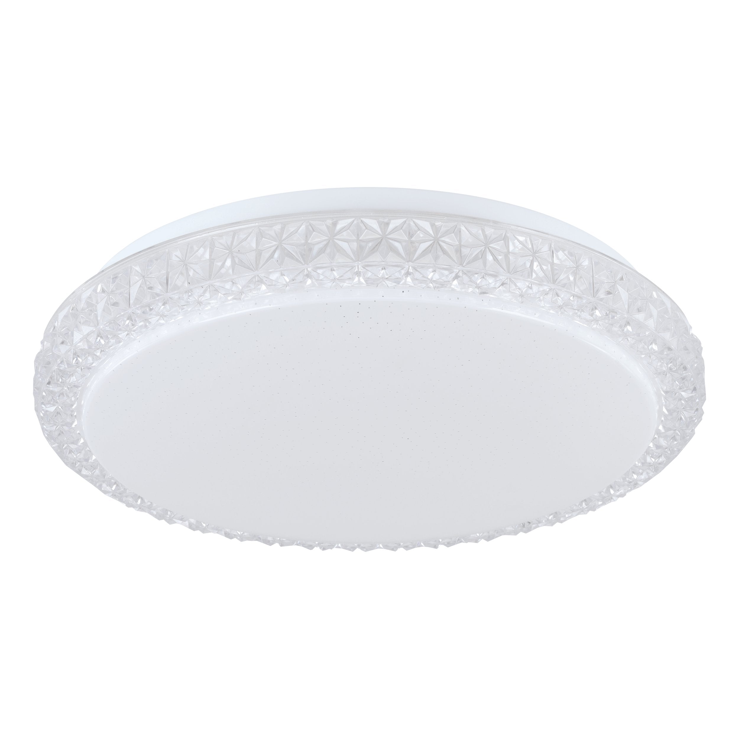 DELILAH OYSTER 18W LED TRI-COL OPAL/CRYSTAL EFFECT 