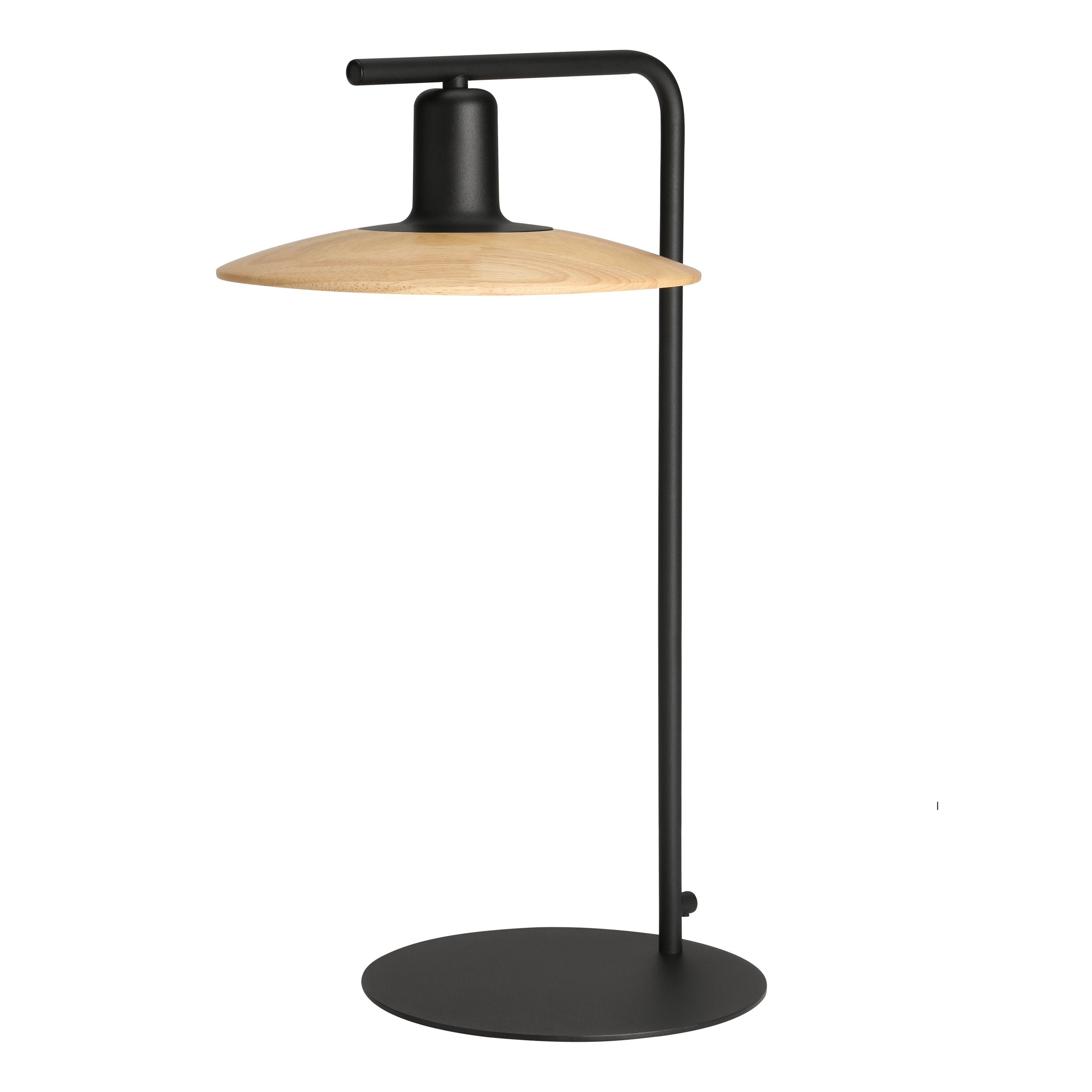 MAYAZES T/L 1X5W GU10 LED 3000K BLACK/NAT WOOD 