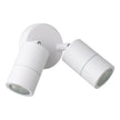FREMANTLE EXTERIOR WALL LIGHT 2X5W LED TRI-COL WHITE ADJUSTABLE 