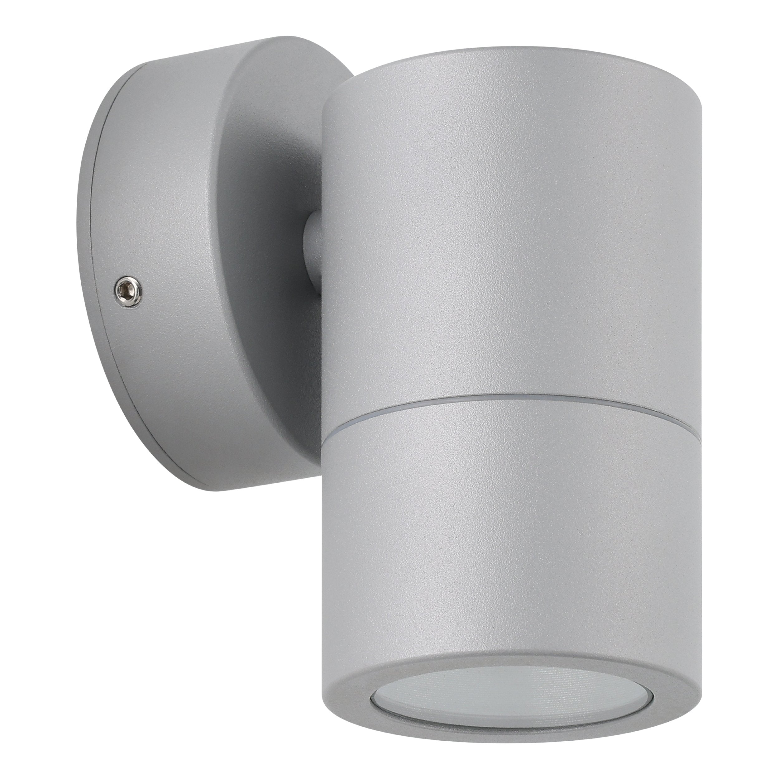 FREMANTLE EXTERIOR WALL LIGHT 1X5W LED TRI-COL SILVER DOWN 