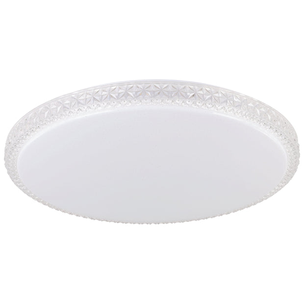 DELILAH OYSTER 36W LED TRI-COL OPAL/CRYSTAL EFFECT 