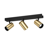 Thumbnail for CUMARIBO SPOT LIGHT 3X5W GU10 LED 4000K BRASS MATT/BLACK 
