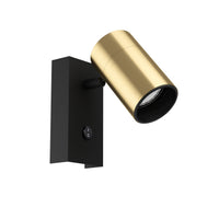 Thumbnail for CUMARIBO SPOT LIGHT 1X5W GU10 LED 4000K BRASS MATT/BLACK 