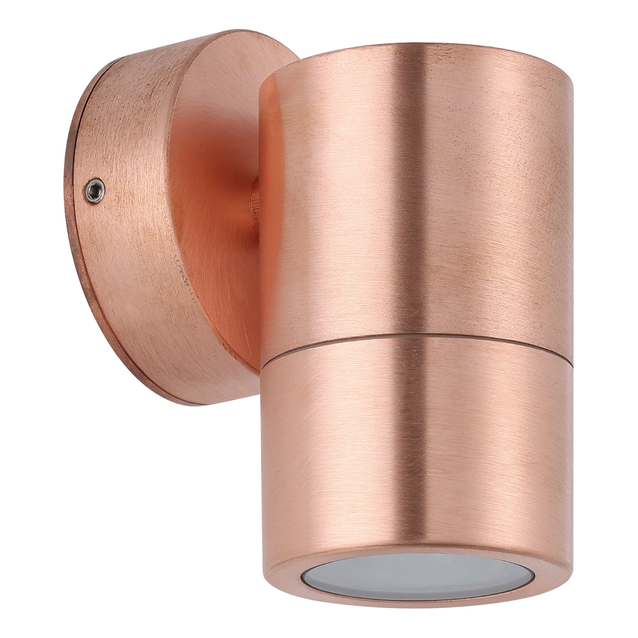 FREMANTLE EXTERIOR WALL LIGHT 1X5W LED TRI-COL COPPER DOWN 