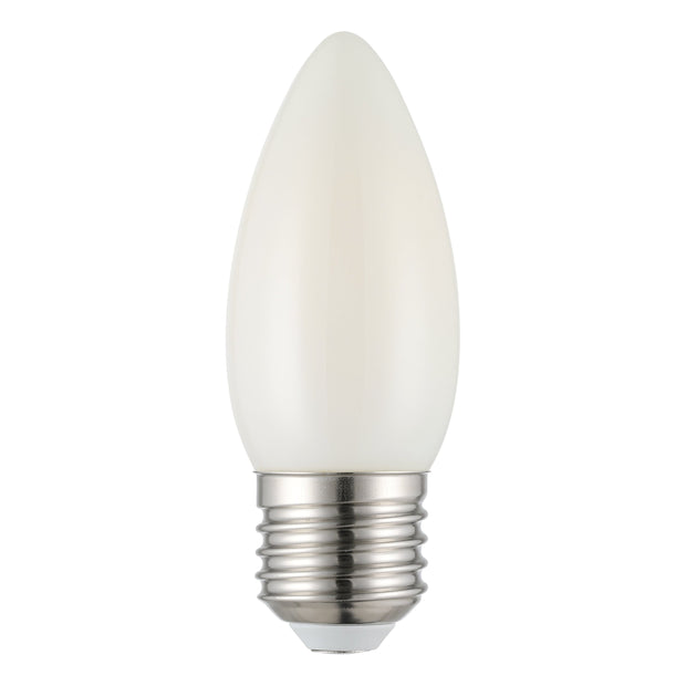 4W E27 3000K DIM LED CANDLE FROST 