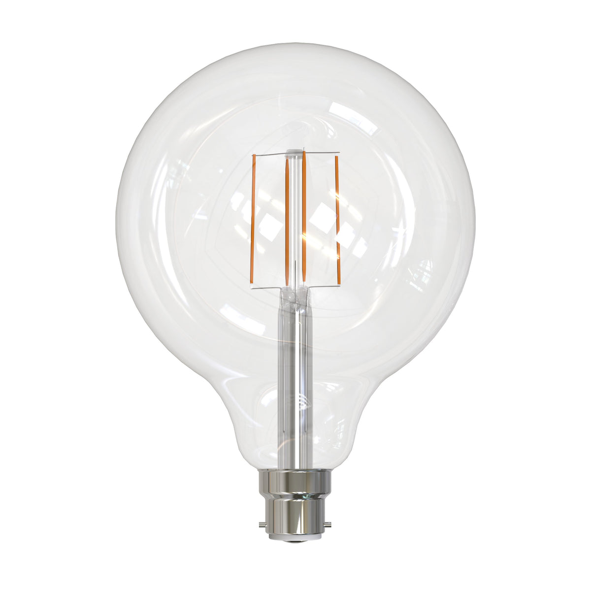 5W B22 5000K DIM LED G125 CLEAR 