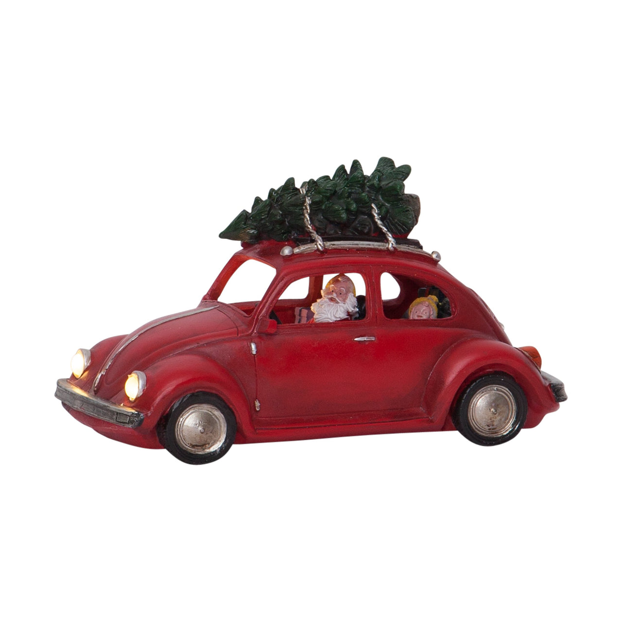 XMAS MERRYVILLE BEETLE CAR RED