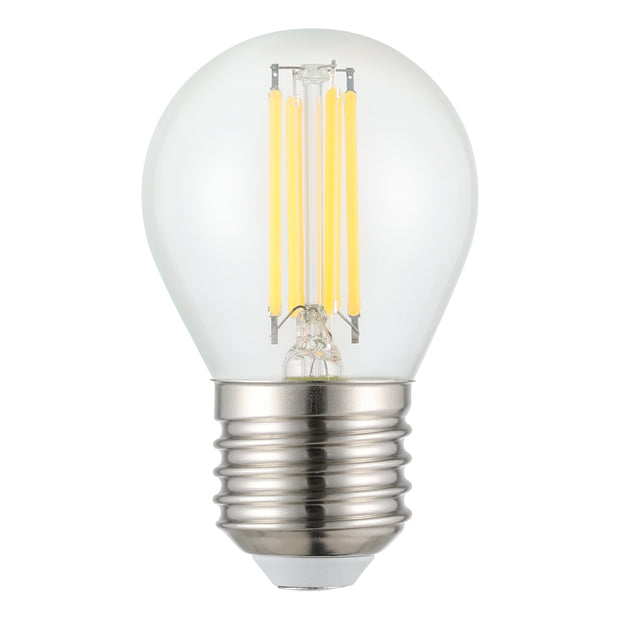 4W E27 5000K DIM LED FANCY ROUND CLEAR 