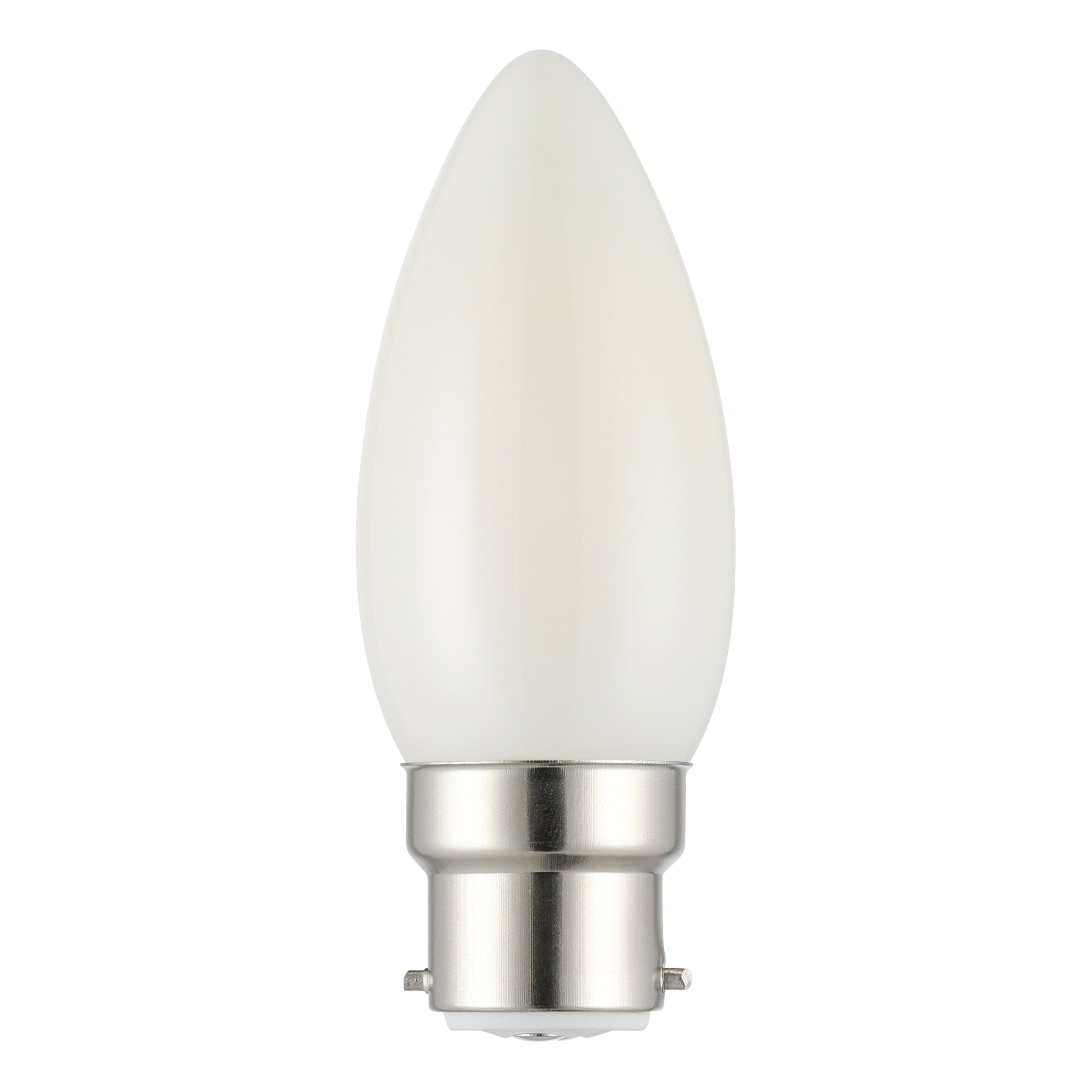 4W B22 3000K DIM LED CANDLE FROST 