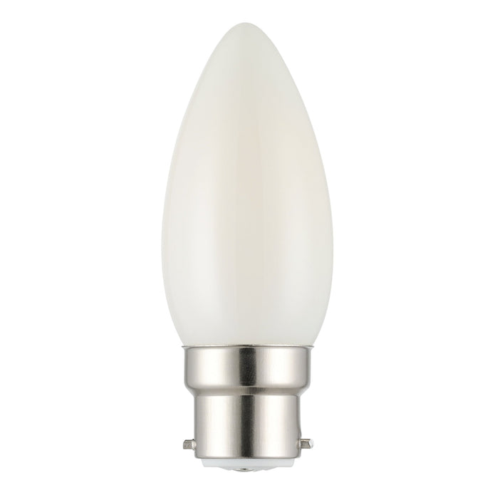 4W B22 3000K DIM LED CANDLE FROST 