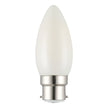 4W B22 3000K DIM LED CANDLE FROST 