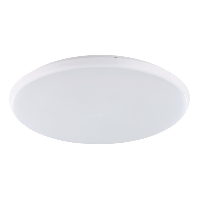 OLLIE 2 OYSTER 28W/35W LED TRI-COL WHITE 400MM 