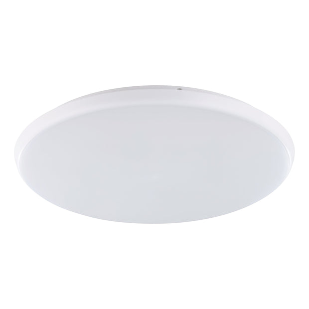 OLLIE 2 OYSTER 28W/35W LED TRI-COL WHITE 400MM 