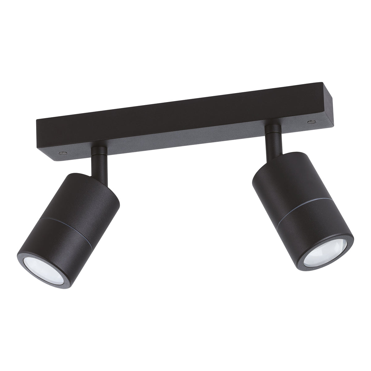 FREMANTLE EXTERIOR WALL LIGHT 2X5W LED TRI-COL BLACK BAR 