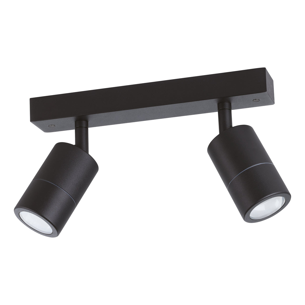 FREMANTLE EXTERIOR WALL LIGHT 2X5W LED TRI-COL BLACK BAR 