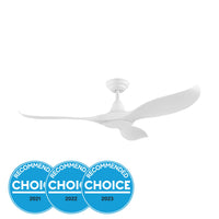 Thumbnail for White Eglo Noosa 52 inch DC Ceiling Fan - 203371