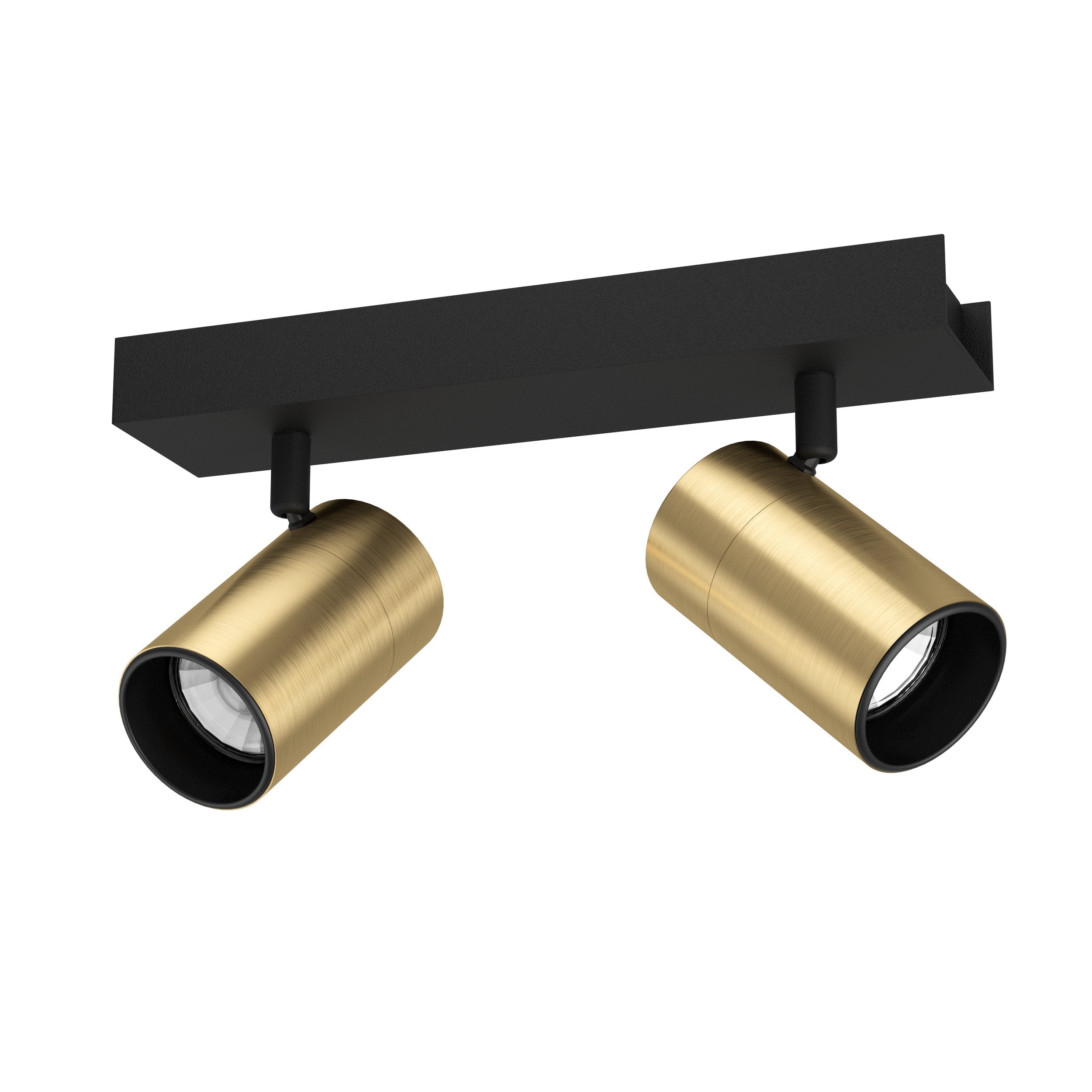 CUMARIBO SPOT LIGHT 2X5W GU10 LED 4000K BRASS MATT/BLACK 