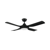 Thumbnail for Eglo Bondi 48inch Black Ceiling Fan with LED Light - 203623