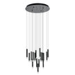 ESTANERIOS PENDANT LIGHT 17X2.9W LED 3000K BLACK 