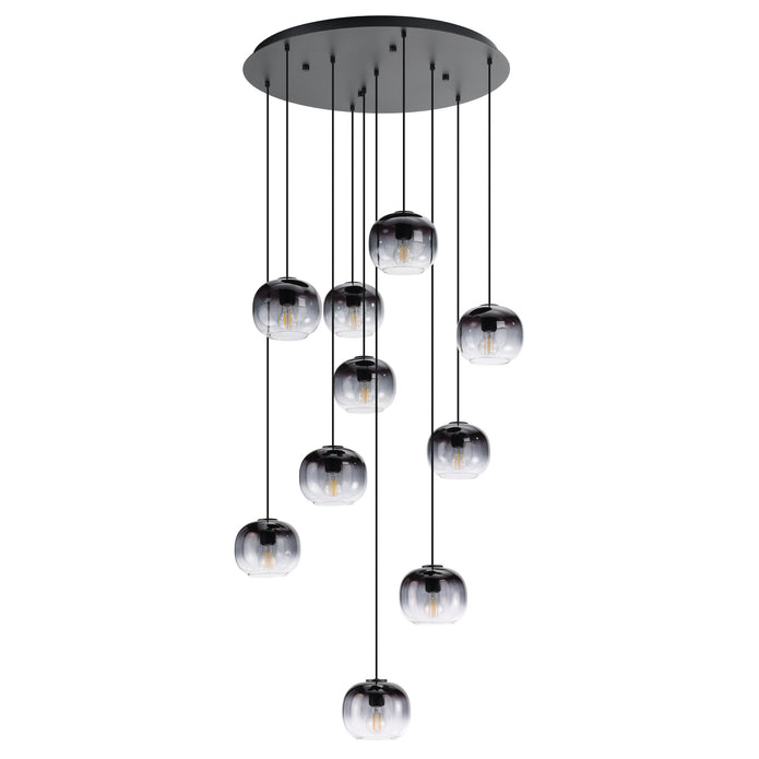 OILELLA PENDANT LIGHT 10X40W E27 BLACK/BLACK TR 