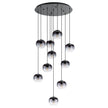 OILELLA PENDANT LIGHT 10X40W E27 BLACK/BLACK TR 