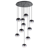 Thumbnail for OILELLA PENDANT LIGHT 10X40W E27 BLACK/BLACK TR 