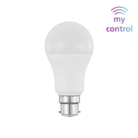 Thumbnail for MY CONTROL 9W B22 RGB+CCT DIM LED A60 OPAL 