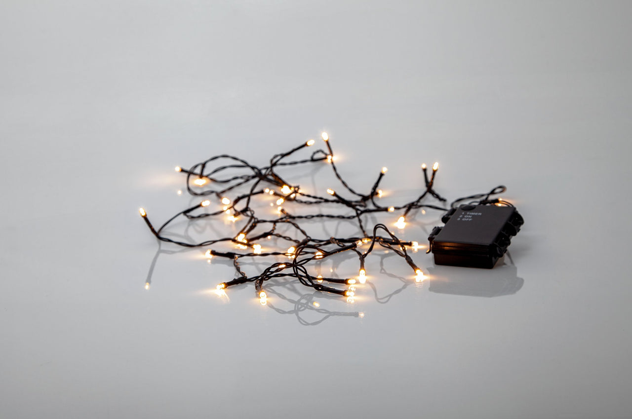 XMAS AKKU X40 LED WARM WHITE 2.8M