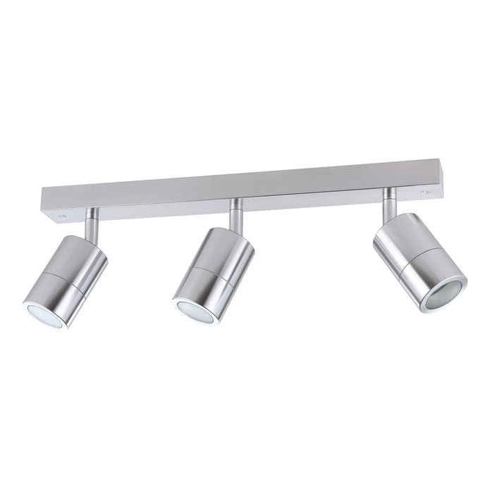 FREMANTLE EXTERIOR WALL LIGHT 3X5W LED TRI-COL TITANIUM BAR 