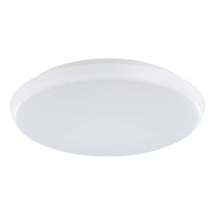 OLLIE 2 OYSTER 12W/15W LED TRI-COL WHITE 250MM 