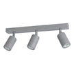 FREMANTLE EXTERIOR WALL LIGHT 3X5W LED TRI-COL SILVER BAR 