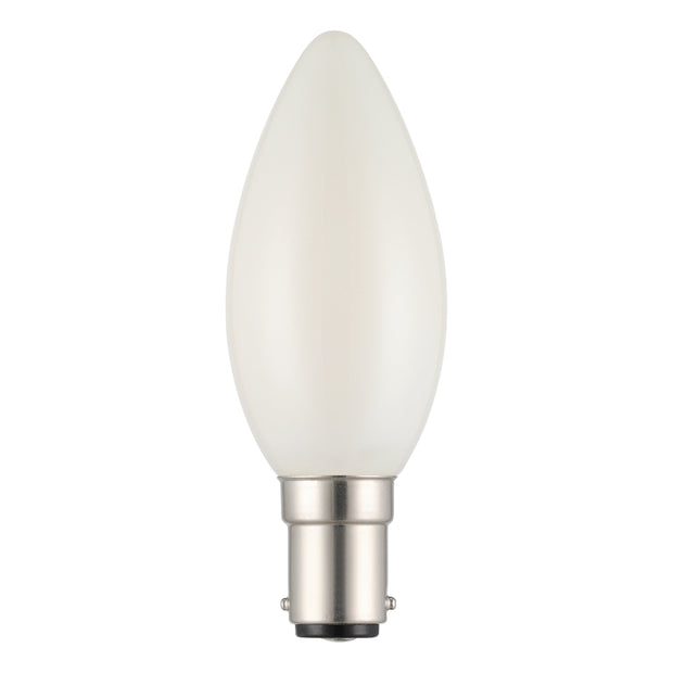 4W B15 3000K DIM LED CANDLE FROST 