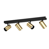 Thumbnail for CUMARIBO SPOT LIGHT 4X5W GU10 LED 4000K BRASS MATT/BLACK 