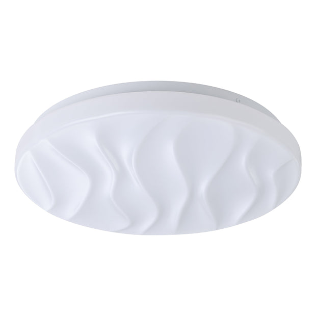 WAVEY OYSTER 18W LED TRI-COL OPAL 
