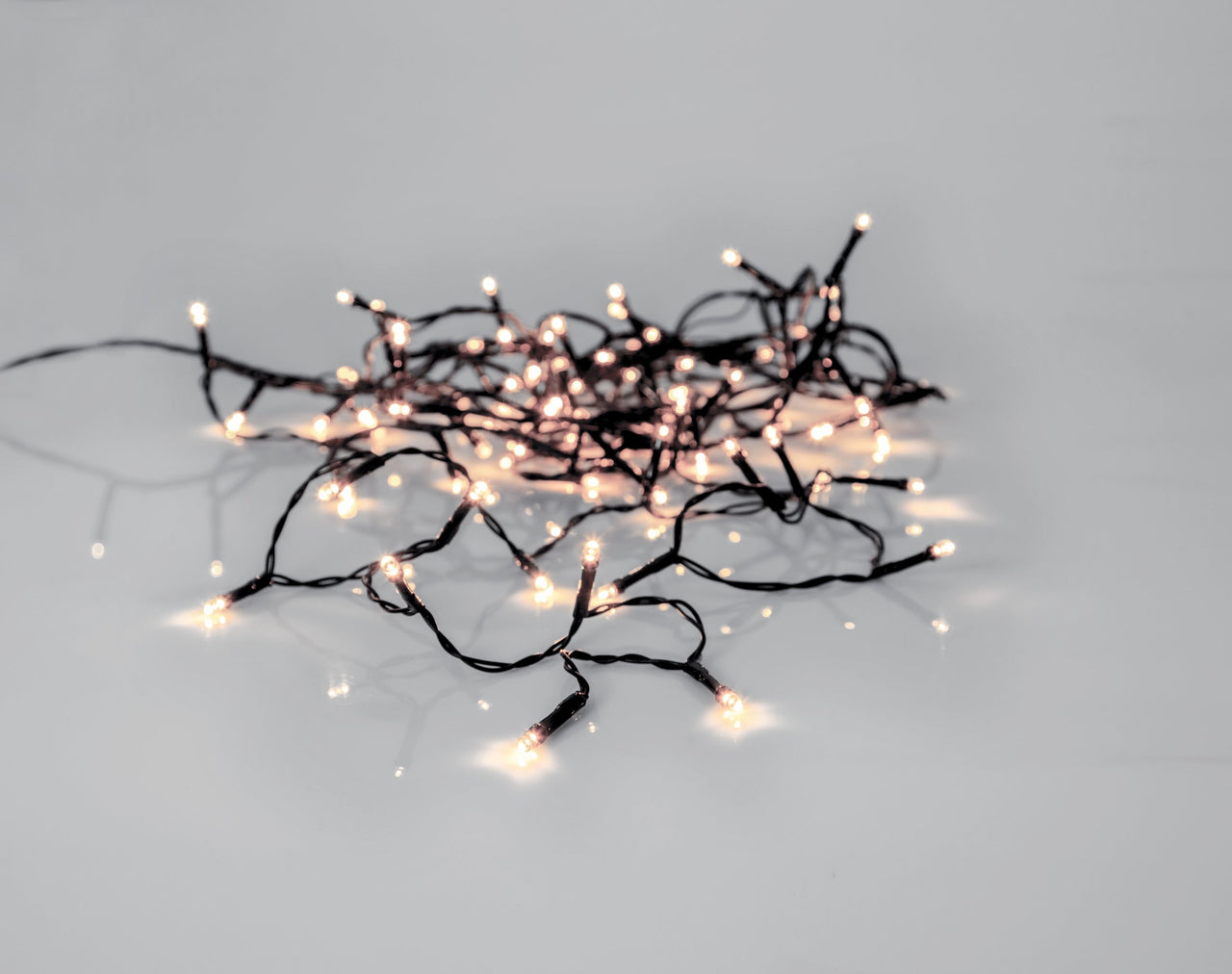 FAIRY LIGHTS X80 LED CRISPOT LIGHT WHITE 5.6M 7CM SPOT LIGHTACINGS