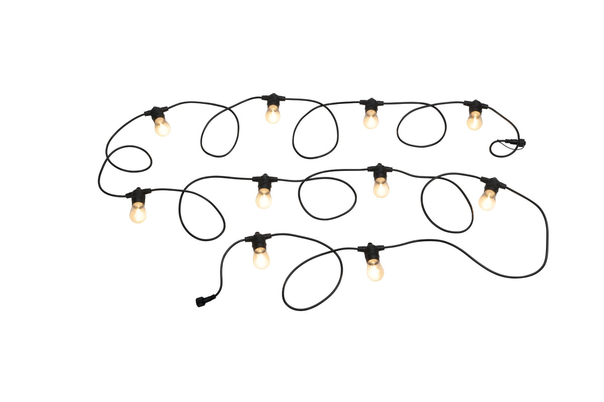 FESTOON 2 EXTERIOR KIT 10XE27 12V 2700K BLACK
