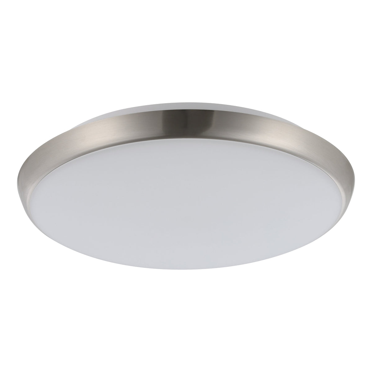 OLLIE 2 OYSTER 12W/15W LED TRI-COL SATIN NICKEL 250MM 
