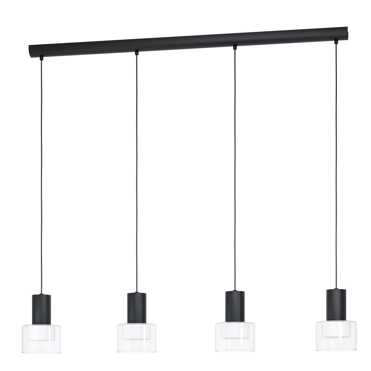 MOLINEROS PENDANT LIGHT 4X5W GU10 LED TRI-COL BLACK 