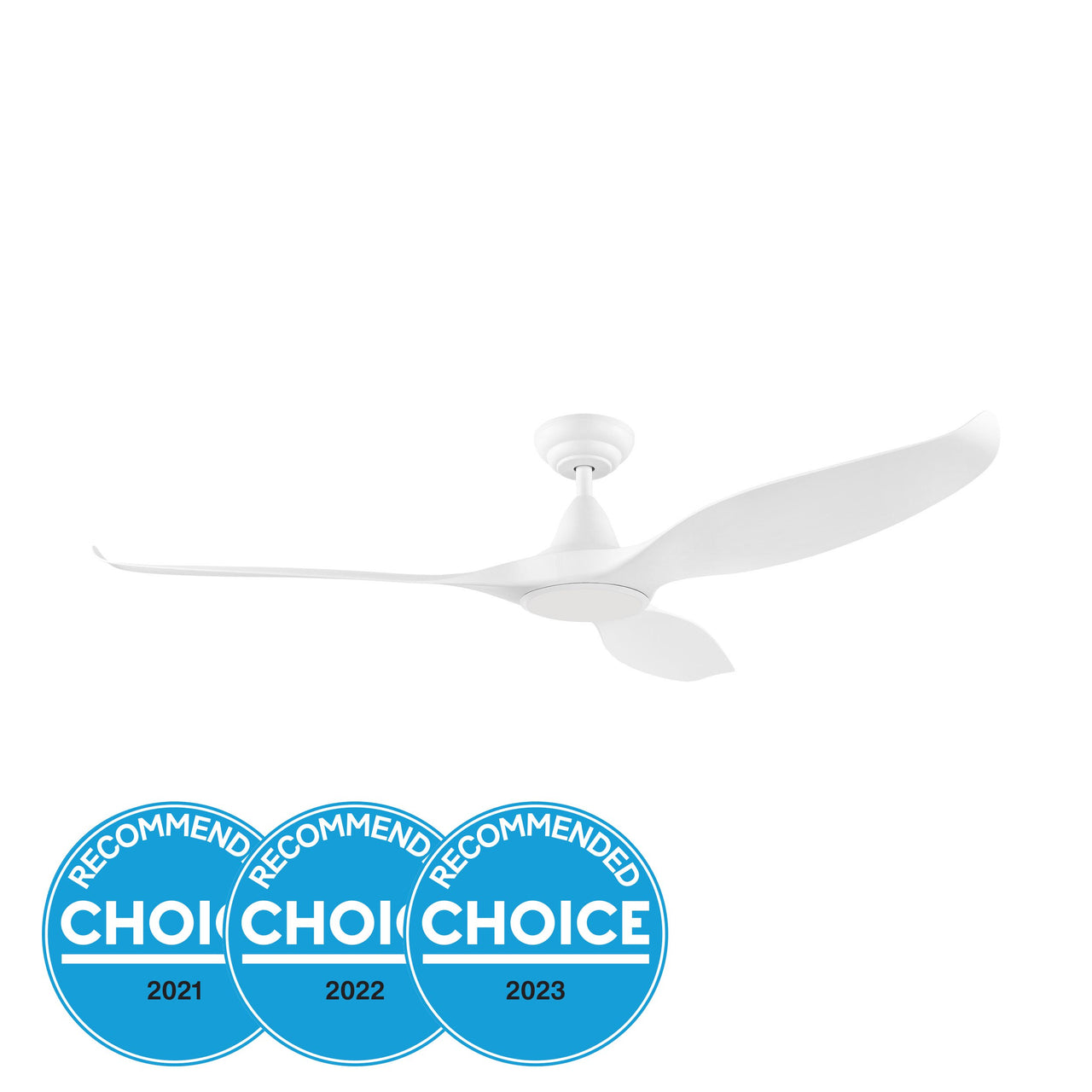 White Eglo Noosa 60 inch DC Ceiling Fan - 203373