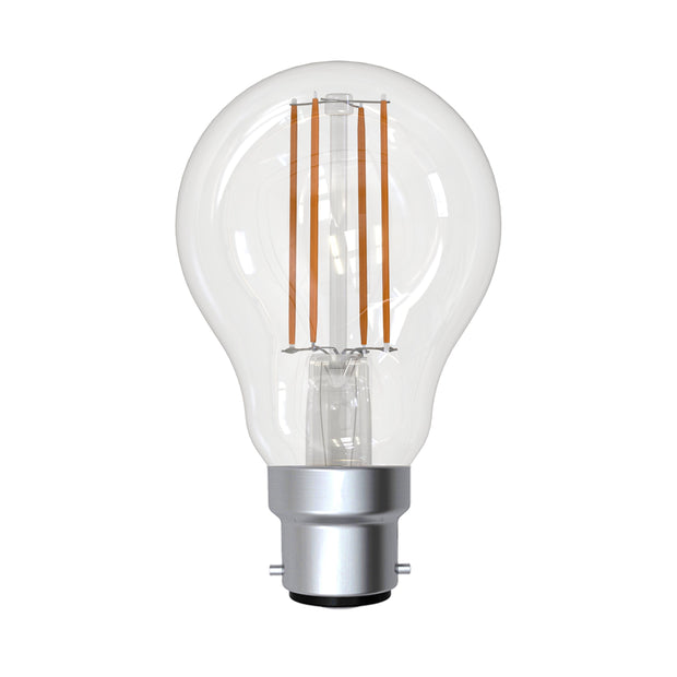 7.5W B22 2700K DIM LED A60 CLEAR 