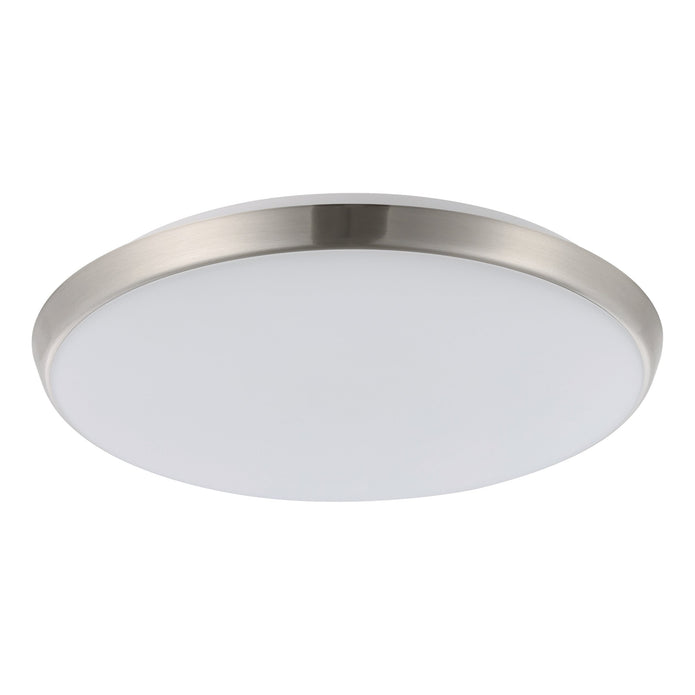 OLLIE 2 OYSTER 18W/25W LED TRI-COL SATIN NICKEL 300MM 