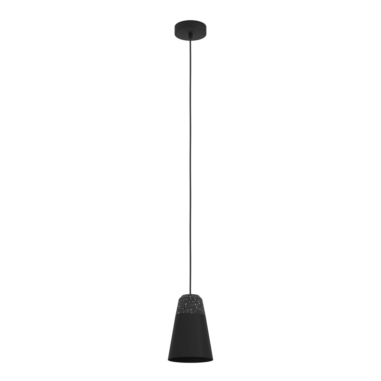 CANTERRAS PENDANT LIGHT 1X40W E27 BLACK/TERRAZZO 