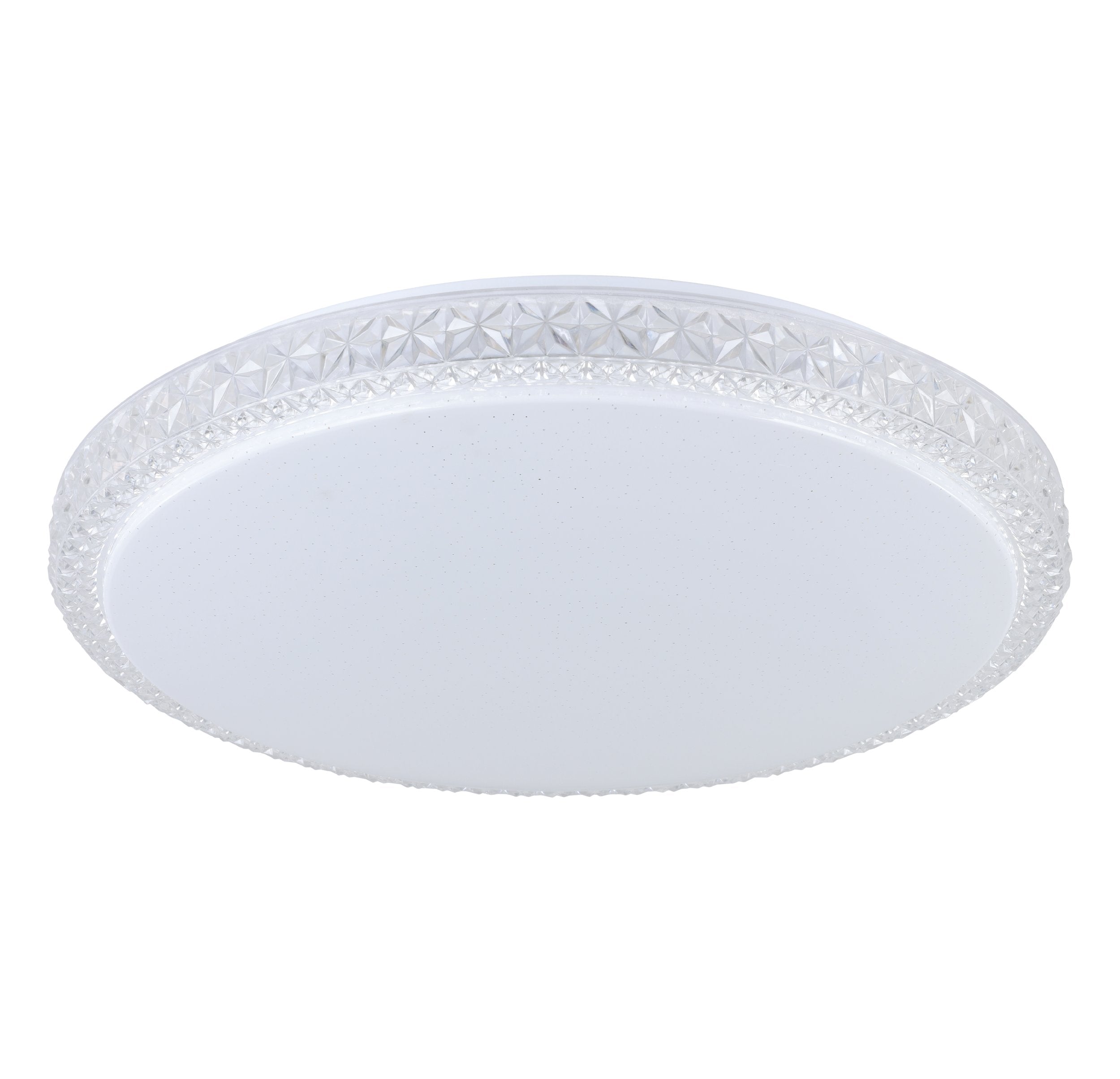 DELILAH OYSTER 24W LED TRI-COL OPAL/CRYSTAL EFFECT 