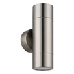 FREMANTLE EXTERIOR WALL LIGHT 2X5W LED TRI-COL 316 STAINLESS STEEL UP/